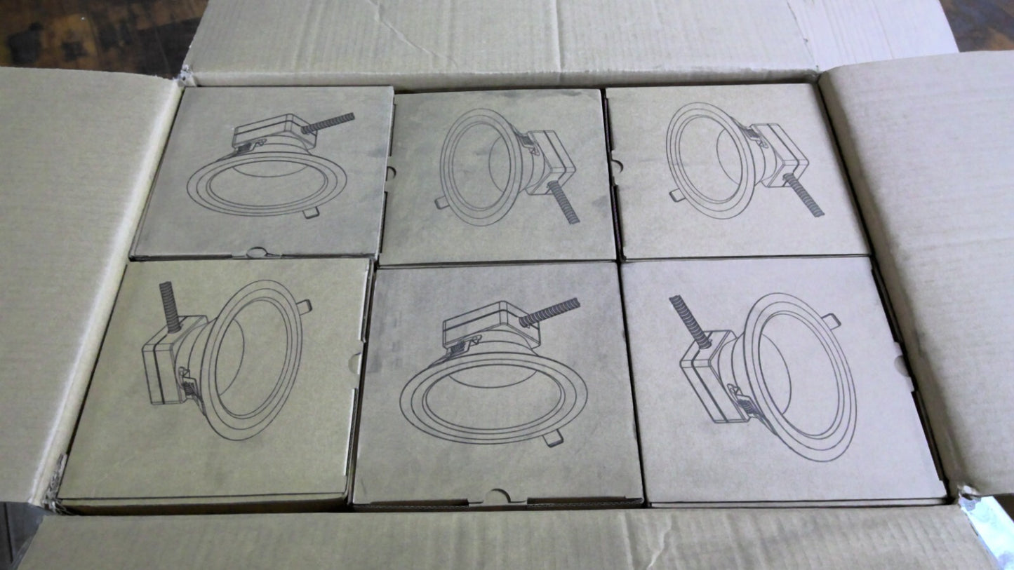 GE 93053578 BOX OF 12 LED LUMINAIRES LRXR610850MD 120-277V NIB