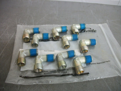 LINDE LOT OF 10 HYDRAULIC FITTINGS L9721001308 NEW