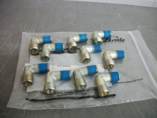 LINDE LOT OF 10 HYDRAULIC FITTINGS L9721001308 NEW