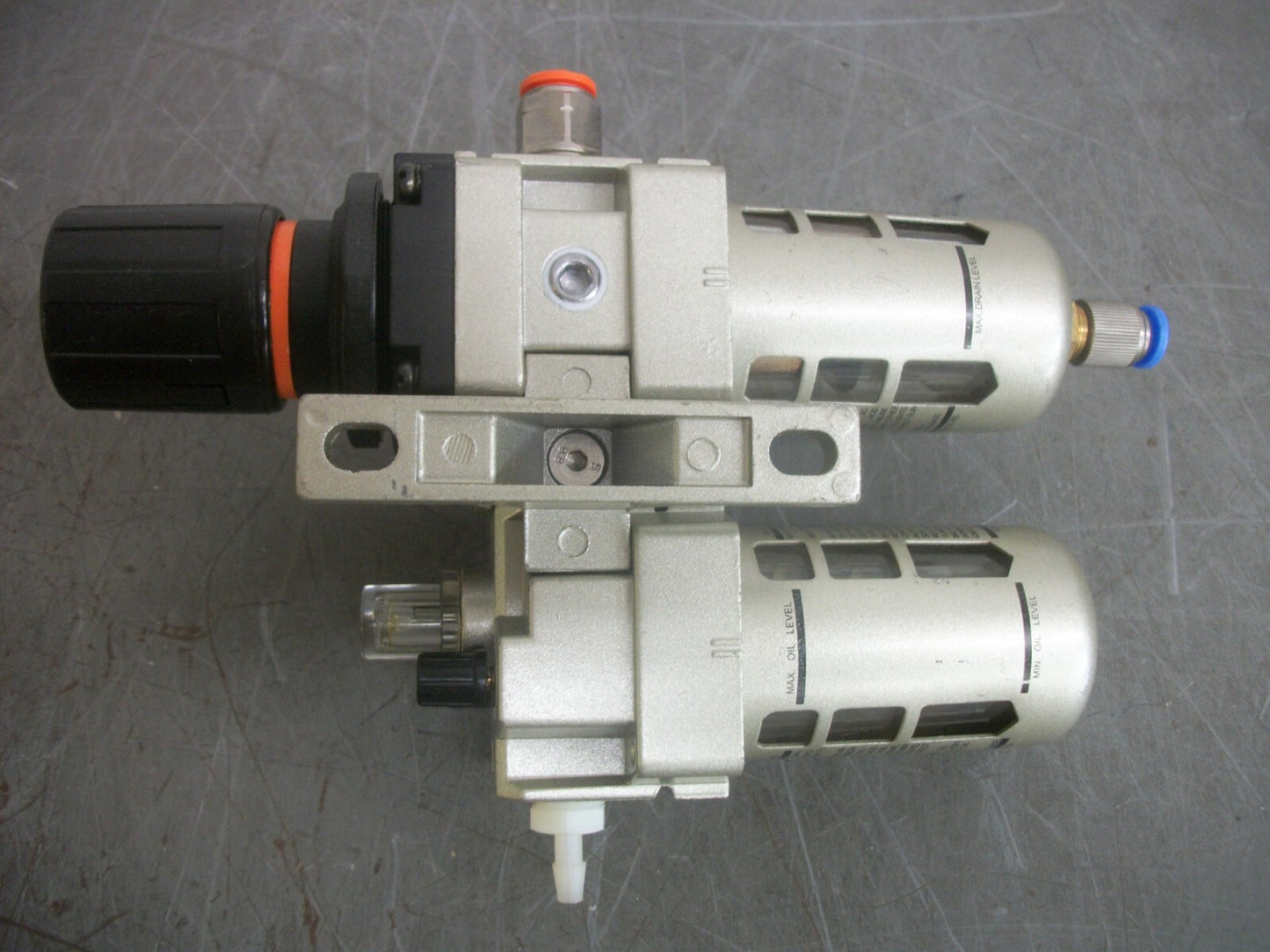 OMTEC 1/4" NPT PNEUMATIC FILTER/LUBRICATOR/REGULATOR FRL-1-F FRL-1-RL NOB