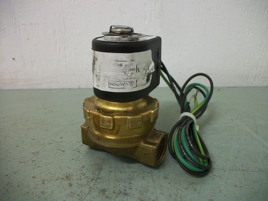 PARKER SOLENOID VALVE 08F25C2132ACF4C0577 300PSI 120VCOIL