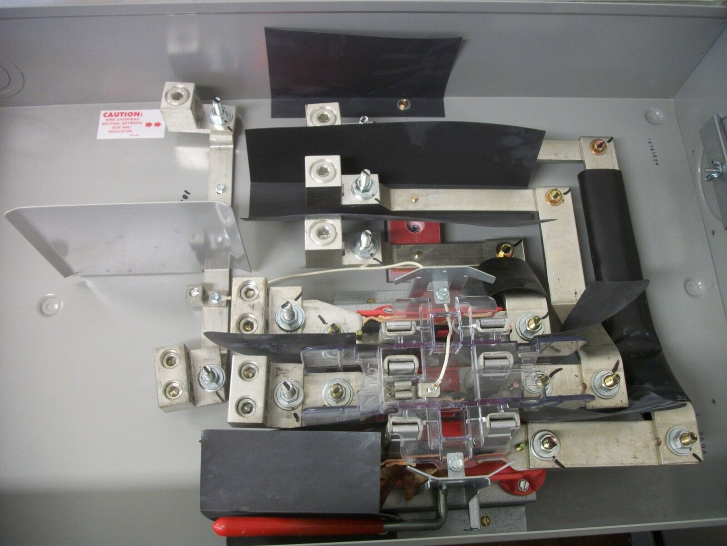 MILBANK METER BASE SOCKET ENCLOSURE TYPE 3R U2594-X 320AMP 600VOLT NOB