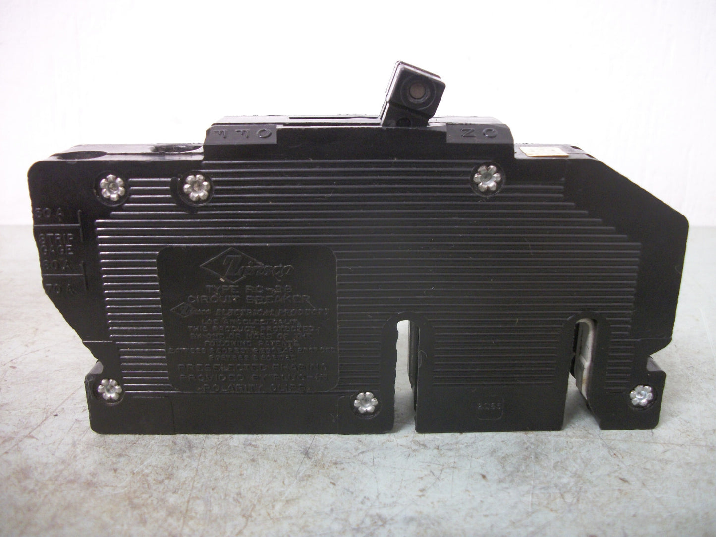 ZINSCO TYPE RC-38 TANDEM CIRCUIT BREAKER RC3850 50AMP 240VOLT 2POLE