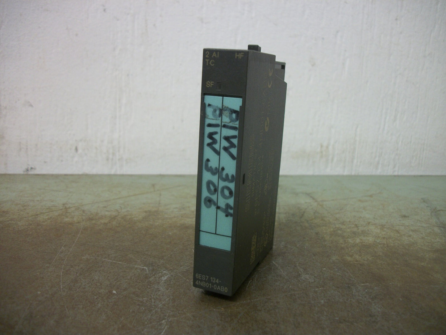 SIEMENS SIMATIC S7 2-CH THERMOCOUPLE ANALOG INPUT MODULE 6ES7 134-4NB01-0AB0