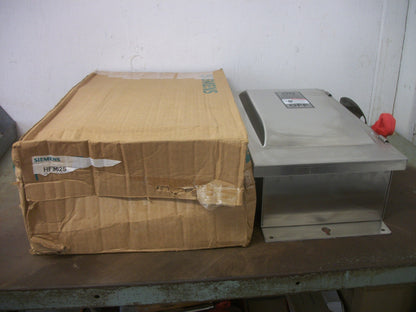SIEMENS DISCONNECT SS TYPE 4,4X HF362S 60AMP 600VOLT 3POLE FUSIBLE NIB