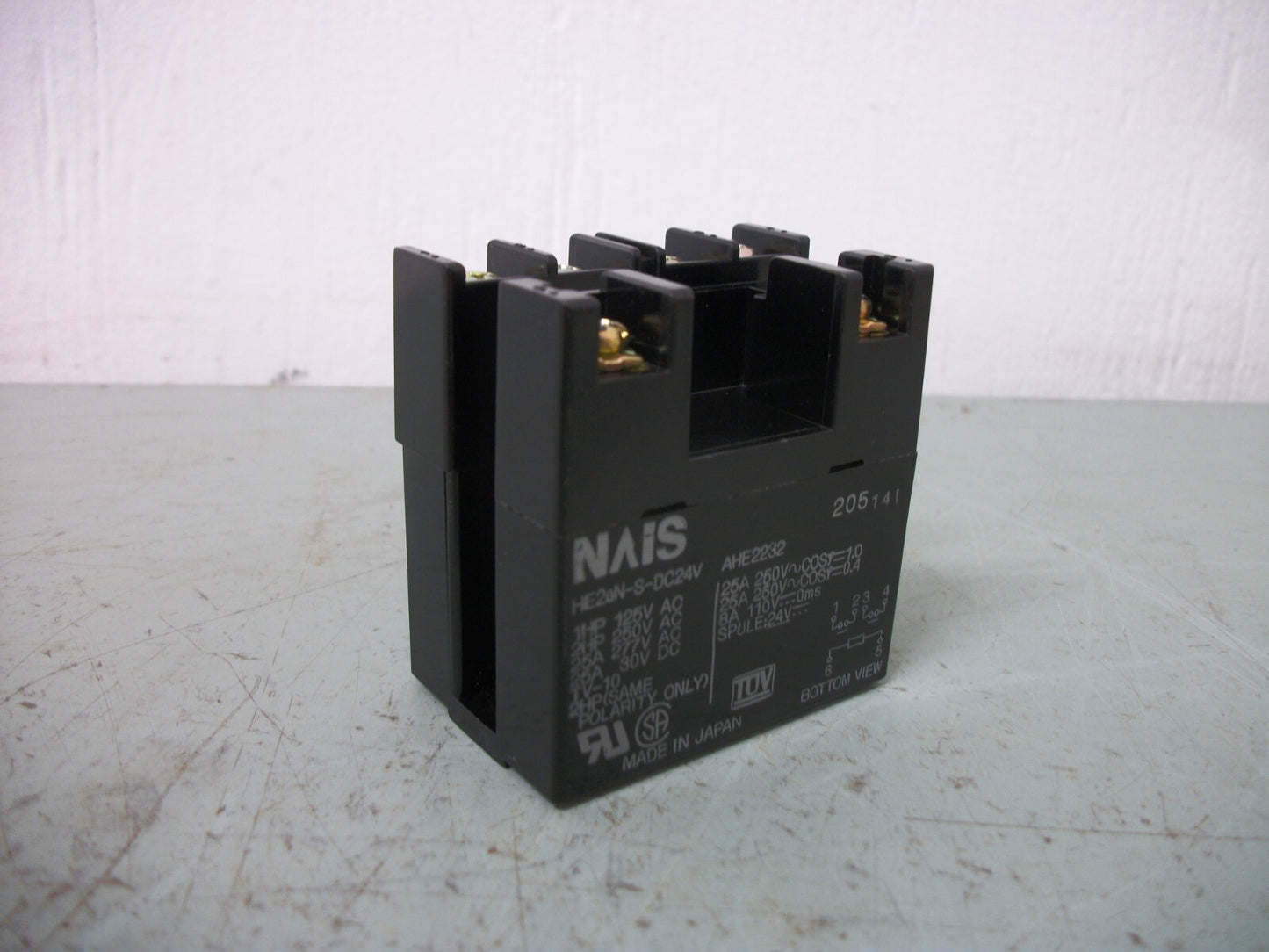 NAIS POWER RELAY HE2AN-S-DC24V 25AMP 24VDC