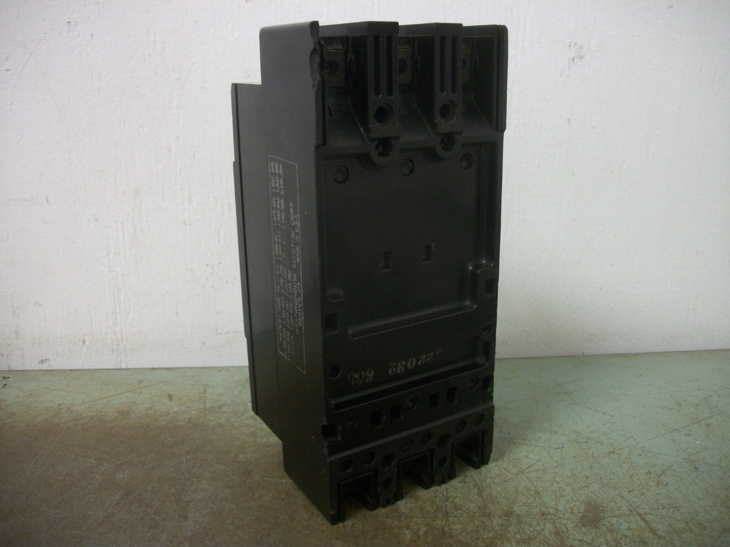 WESTINGHOUSE AB DE-ION F-FRAME CIRCUIT BREAKER 1222032 15AMP 600VOLT 3POLE