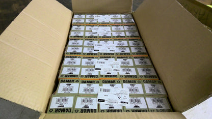 DAMAR 1197A BOX OF 100 MR16 FLOOD CLEAR QUARTZ HALOGEN BULBS FPB NIB