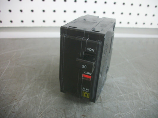 SQUARE D QO CIRCUIT BREAKER QO230 30AMP 240VOLT 2POLE NOB