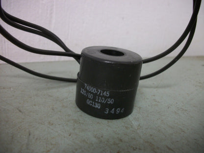 SCHRADER BELLOWS REPLACEMENT COIL 74000-7145 120VCOIL NOB