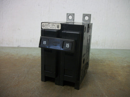 CUTLER-HAMMER BA CIRCUIT BREAKER BAB2015 15AMP 240VOLT 2POLE