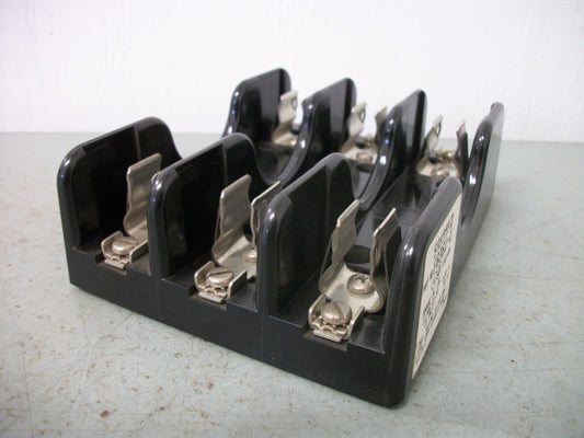 SQUARE D CLASS H FUSEHOLDER FB361-1 30AMP 600VOLT 3POLE NOB