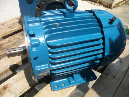 WEG 5HP 182/4TC TEFC AC MOTOR 00518ST3QIE184TC-W22 460VOLT 3PH 1750RPM NOB CRACK