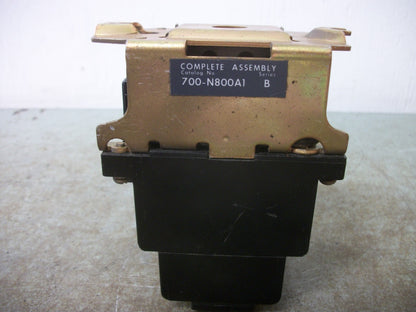 ALLEN-BRADLEY AC CONTROL RELAY SERIES B 700-N800A1 120VCOIL