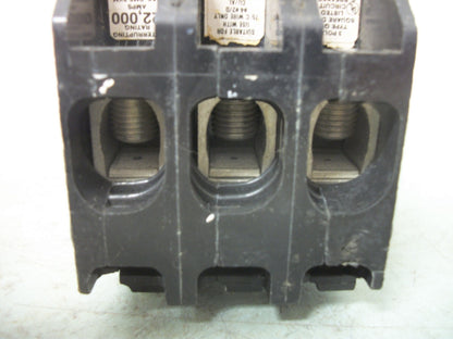 SQUARE D QOB CIRCUIT BREAKER QOB380VH 80AMP 240VOLT 3POLE 22kA OLD NOB