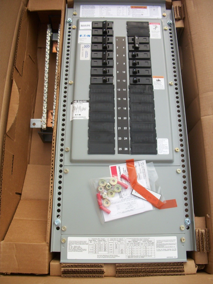 CUTLER-HAMMER PRL1A PANELBOARD INTERIOR LWPQ2036 100A 120/240V 1PH 100A MAIN NIB