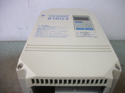 YASKAWA VARISPEED 616G3 5HP INVERTER DRIVE CIMR-G3V43P7 460VOLT 3PH 6.9KVA