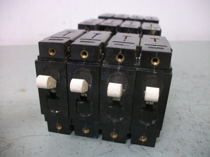 CARLINGSWITCH LOT OF 12 CIRCUIT BREAKERS CA1-X0-02-012-111-C 50AMP 277VOLT 1POLE