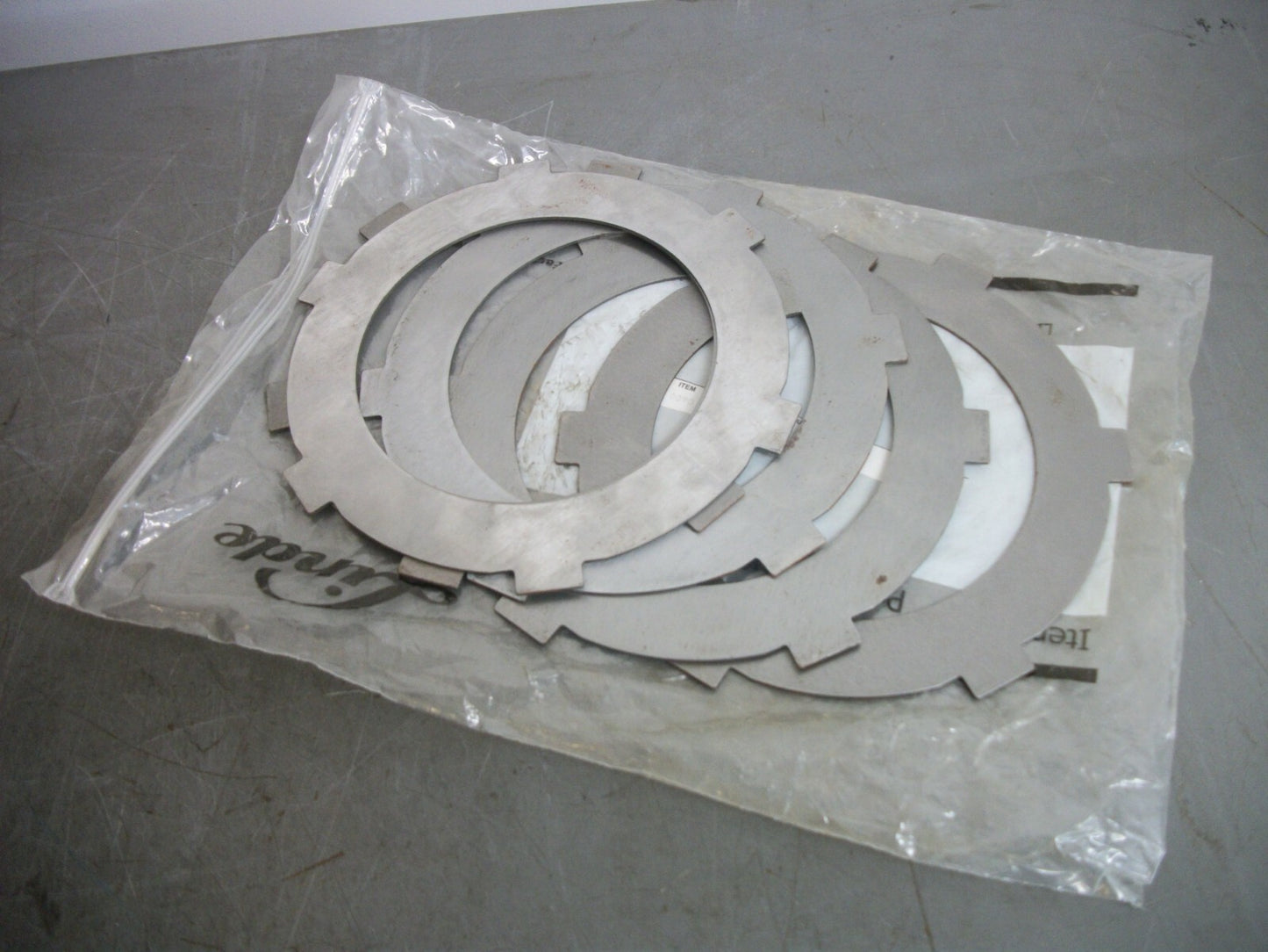 LINDE BAG OF 4 FRICTION DISK RINGS L5045041301 NEW