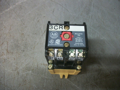 ALLEN-BRADLEY AC CONTROL RELAY 700-P400A1 120VCOIL