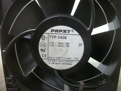 PAPST TYP 5908 AXIAL FAN 115VOLT 17WATT