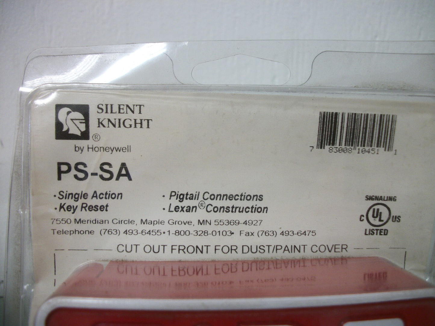 HONEYWELL SILENT KNIGHT FIRE PULL DOWN STATION PS-SA NEW
