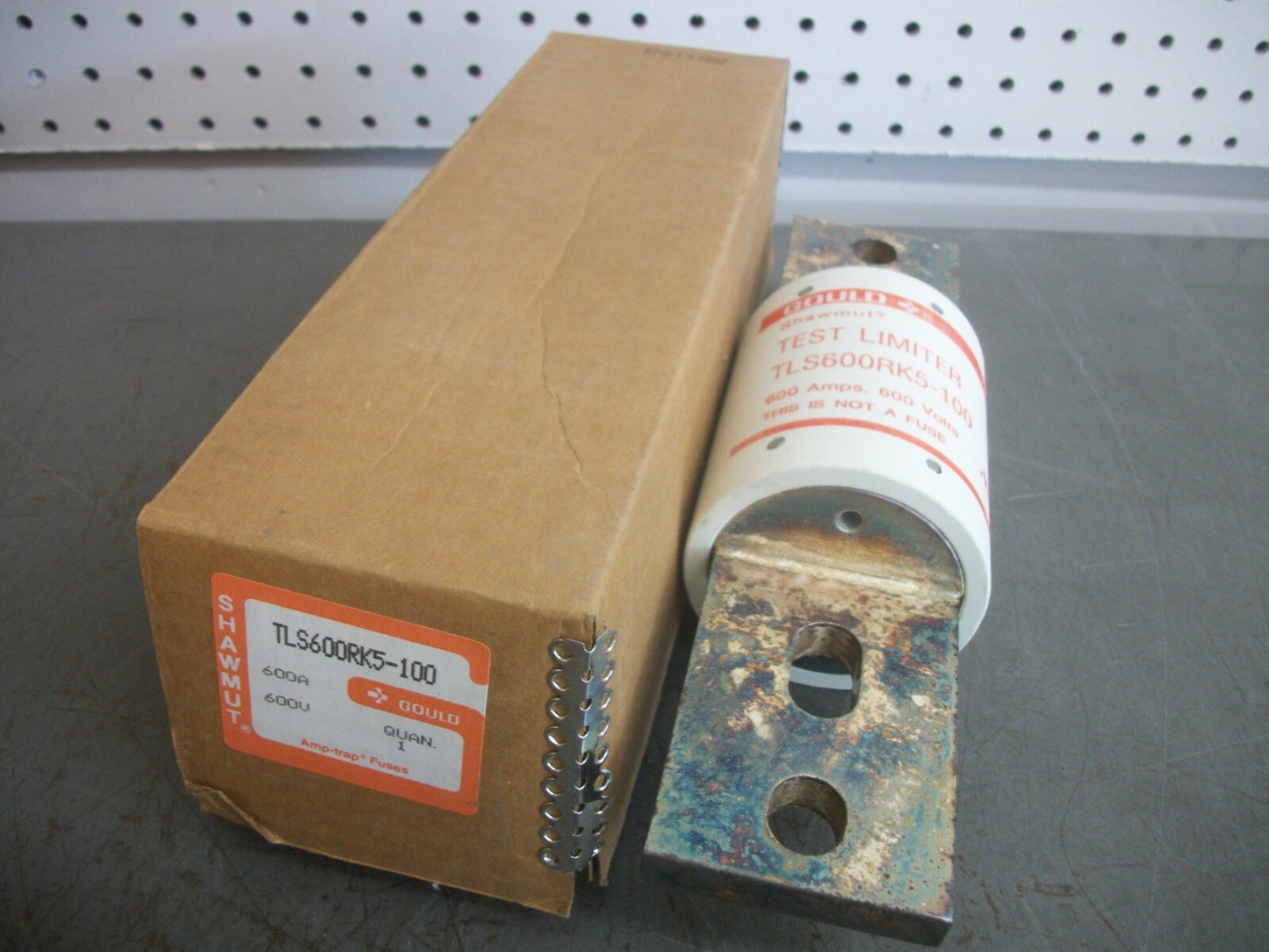 GOULD SHAWMUT TEST LIMITER FUSE TLS600RK5-100 600AMP 600VOLT NIB