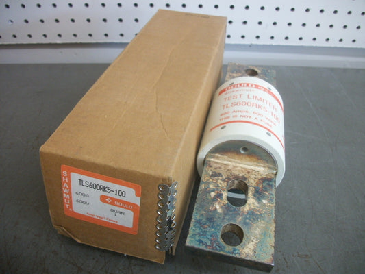 GOULD SHAWMUT TEST LIMITER FUSE TLS600RK5-100 600AMP 600VOLT NIB