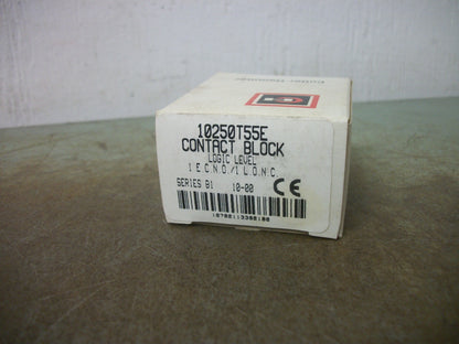 CUTLER-HAMMER 1E.C.N.O./1L.O.N.C. LOGIC LEVEL CONTACT BLOCK 10250T55E NIB