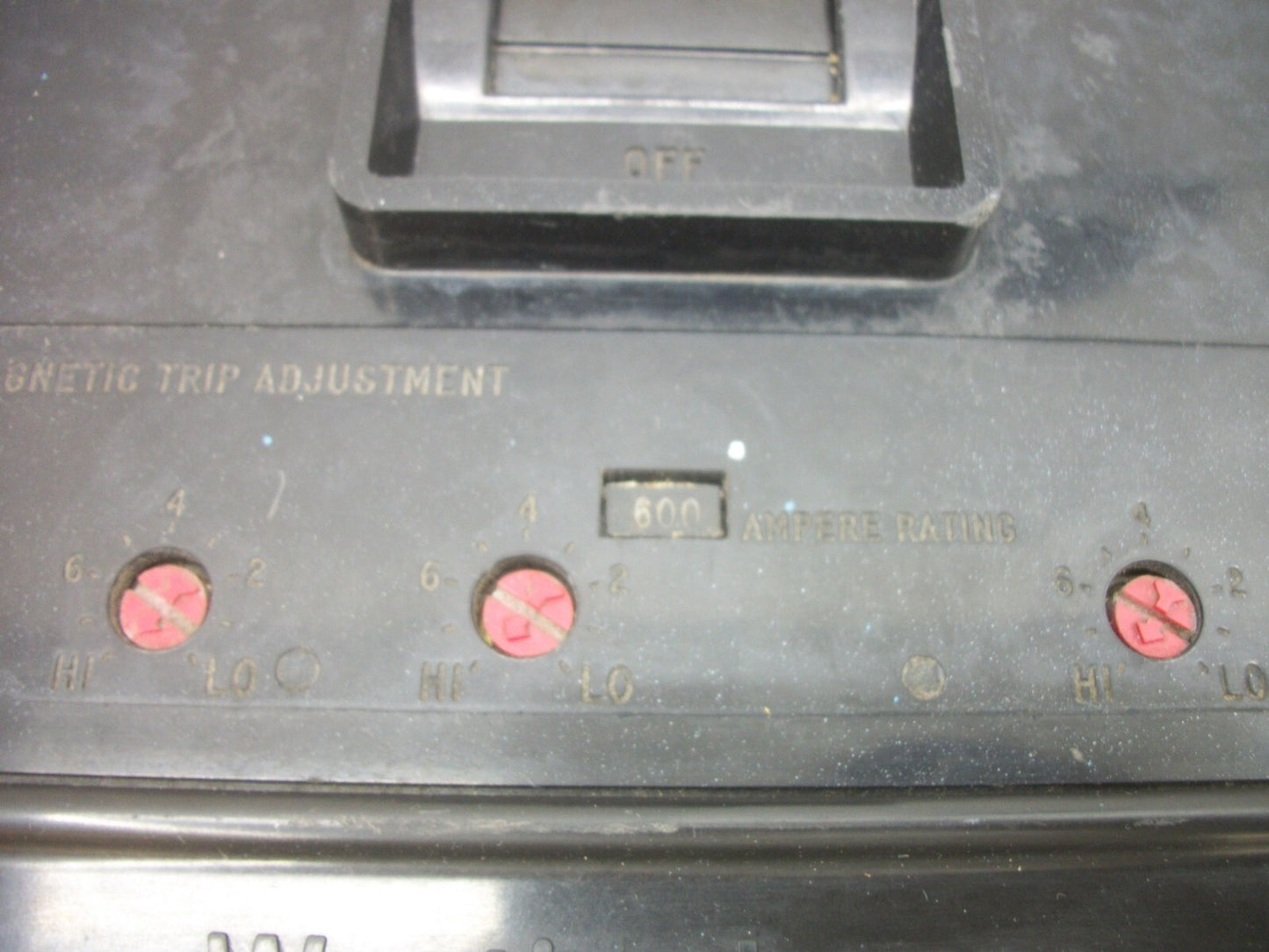 WESTINGHOUSE NB CIRCUIT BREAKER NB3800PF 800AMP 600VOLT 3POLE W/600A TR NO COVER