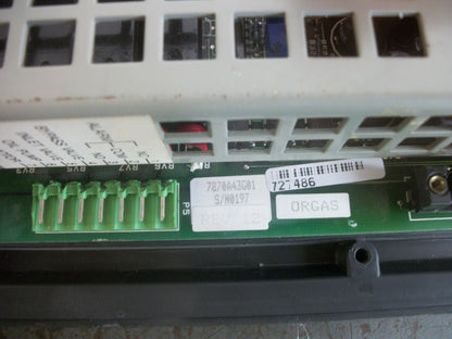 INGERSOLL-RAND 727486 MVP MICROCONTROLLER 7870A43G01 REV 12