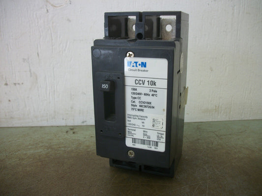 CUTLER-HAMMER CCV CIRCUIT BREAKER CCV2150X 150AMP 240VOLT 2POLE