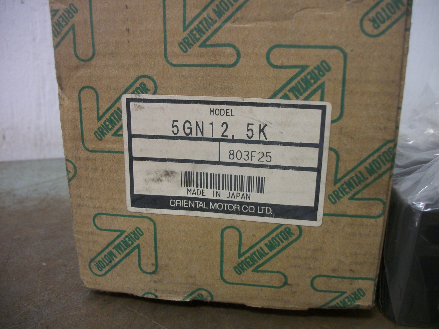 ORIENTAL MOTOR GEAR HEAD 5GN12.5K NIB