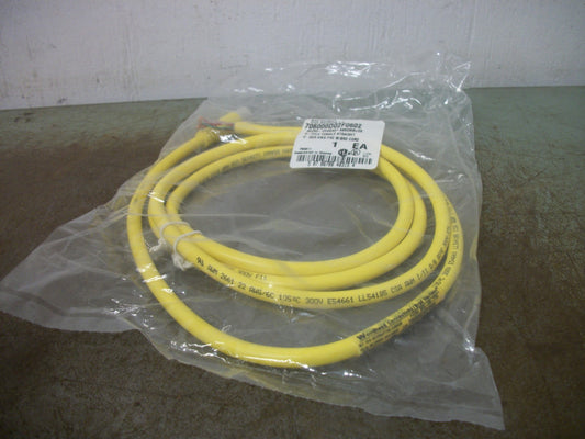 DANIEL WOODHEAD 6' MICRO-CHANGE CORDSET 706000D02F0602 6P STRAIGHT FEMALE NEW