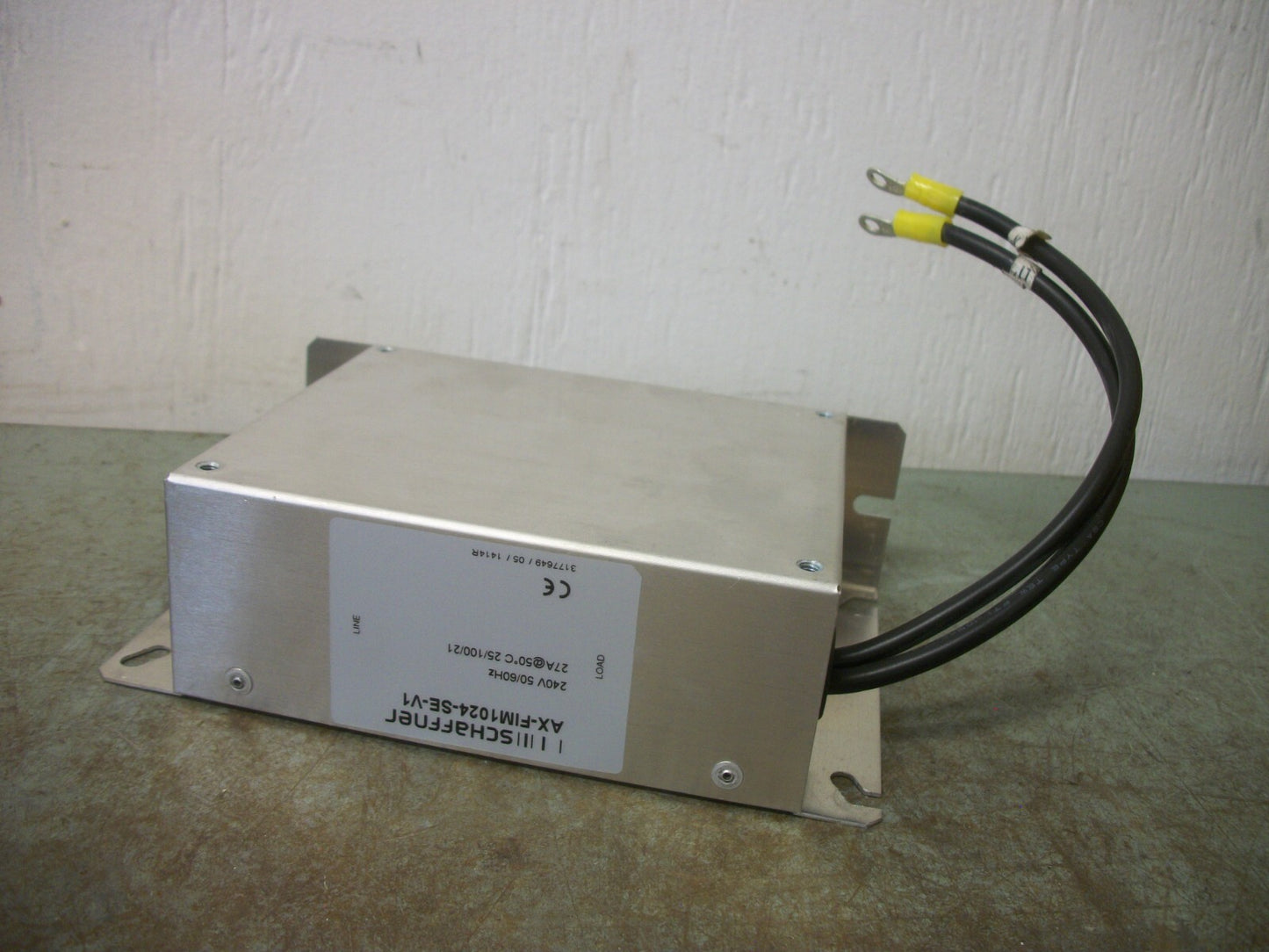 SCHAFFNER RFI FILTER AX-FIM1024-SE-V1 240VOLT 27AMP