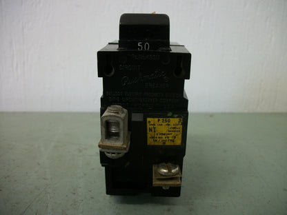 BULLDOG NI PUSHMATIC CIRCUIT BREAKER P250 50AMP 240VOLT 2POLE