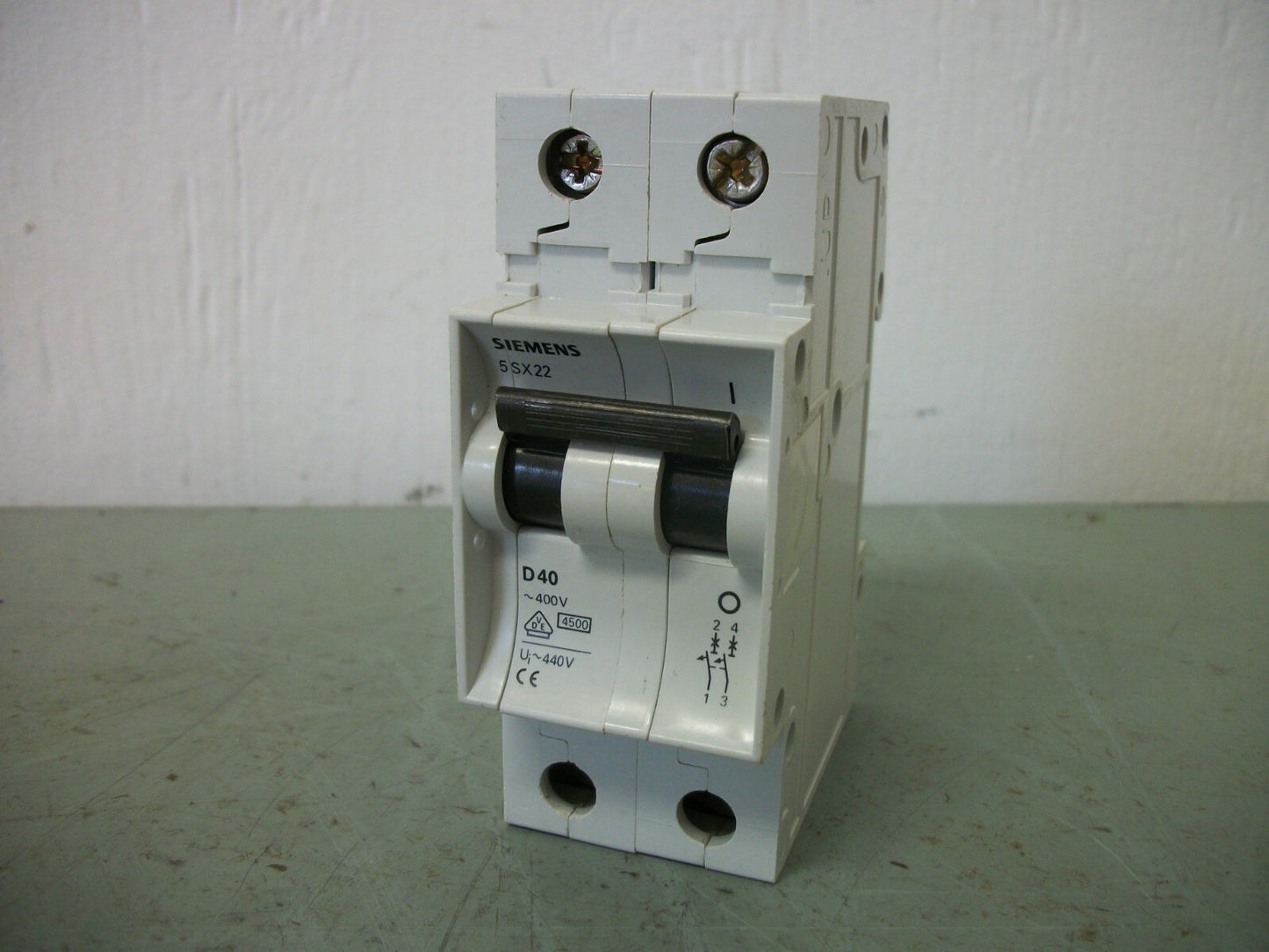 SIEMENS MOTOR CIRCUIT BREAKER 5SX22D40 40AMP 400VOLT 2POLE