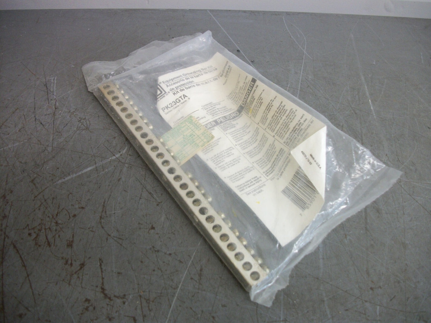 SQUARE D EQUIPMENT GROUNDING BAR KIT PK23GTA NEW