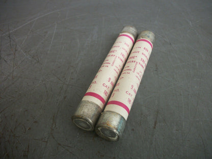GOULD SHAWMUT LOT OF 2 TRI-ONIC FUSES TRS9 9AMP 600VOLT NOB