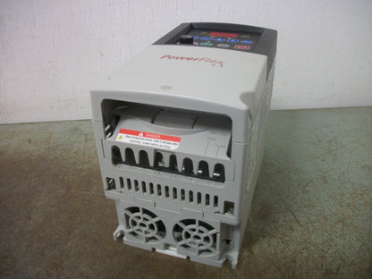 ALLEN-BRADLEY POWERFLEX 4 5HP AC DRIVE 22A-B017N104 230VOLT 3PH 17.5AMP