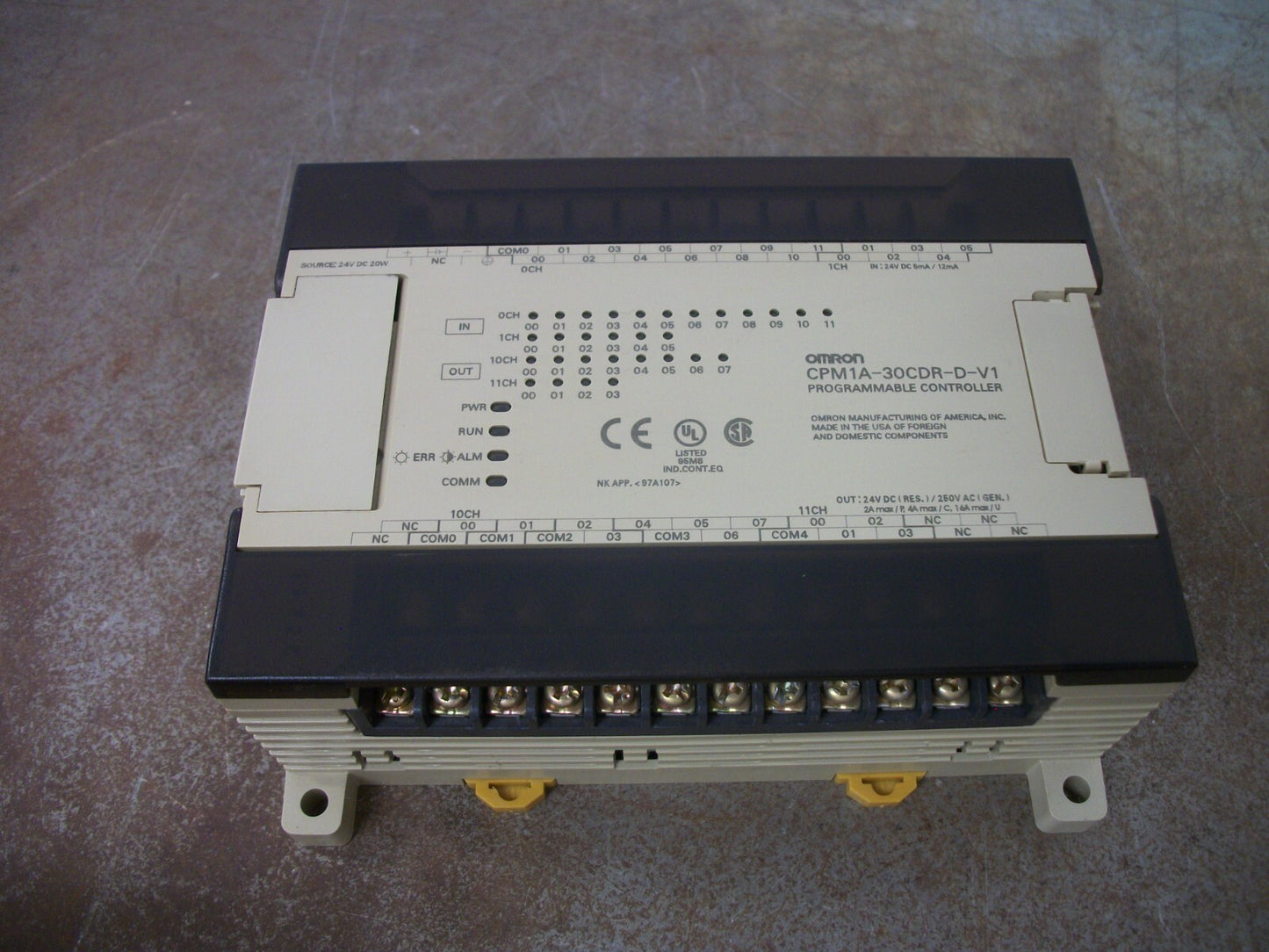 OMRON PLC UNIT CPM1A-30CDR-D-V1