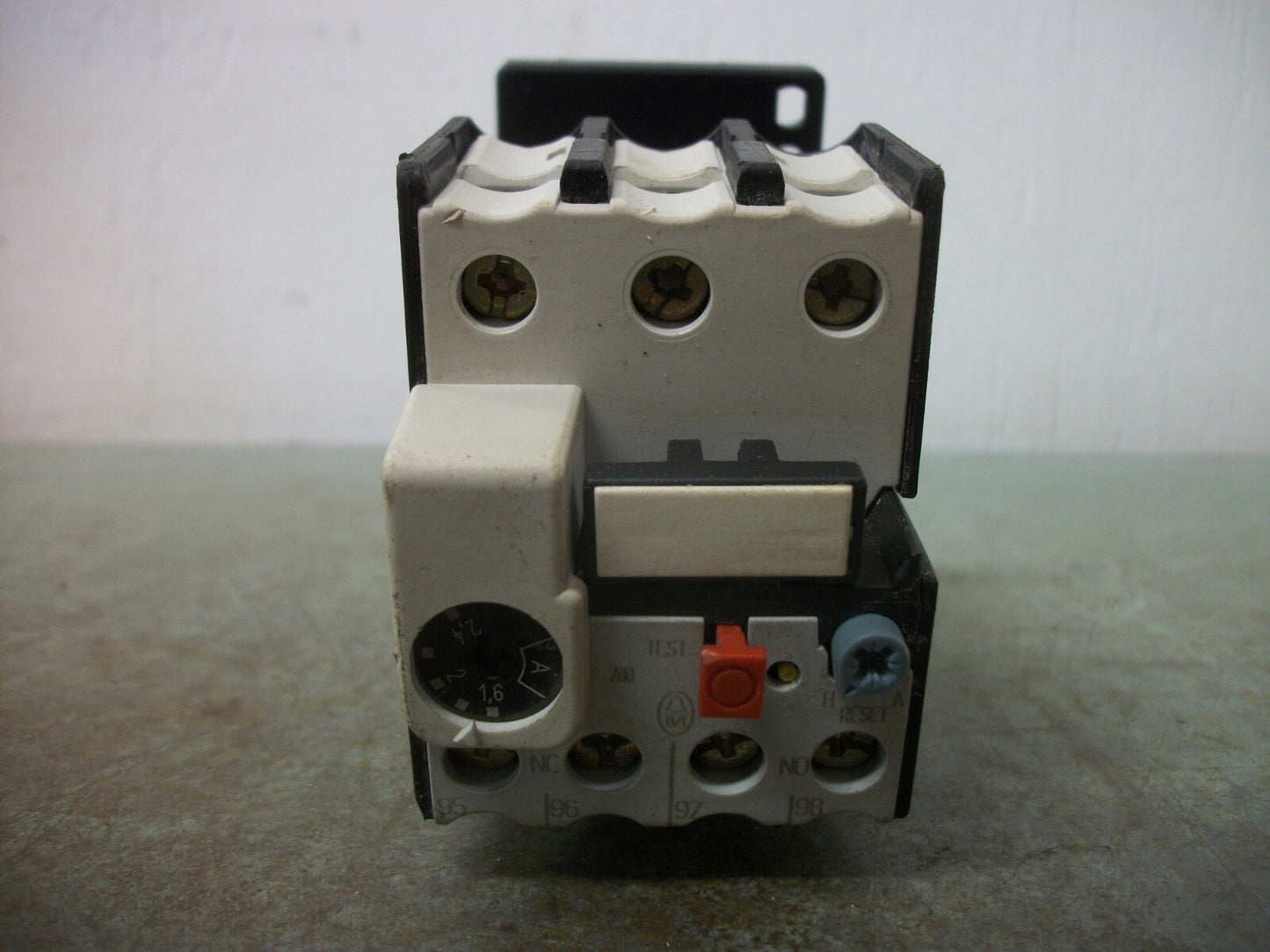 KLOCKNER-MOELLER THERMAL OVERLOAD RELAY Z00-2,4 1.6-2.4AMP