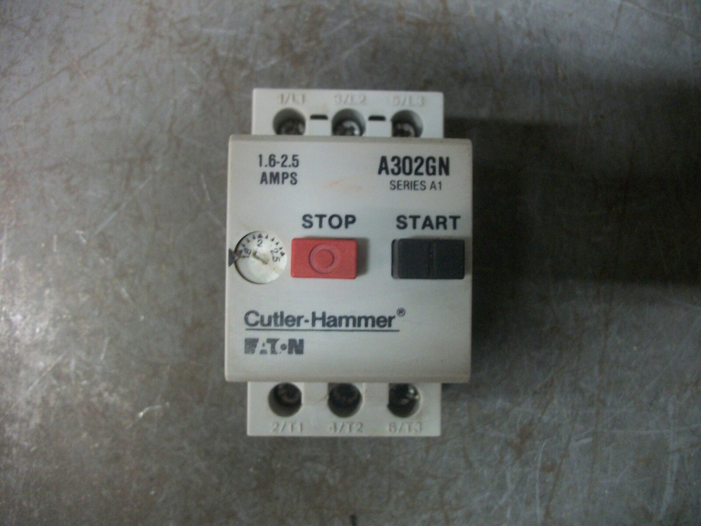 CUTLER-HAMMER MOTOR CIRCUIT BREAKER A302GN 1.6-2.5AMP