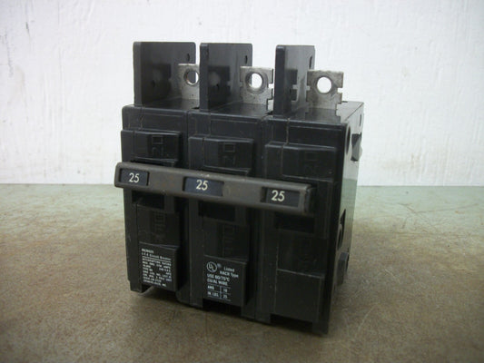 SIEMENS BQ CIRCUIT BREAKER BQ3B025 25AMP 240VOLT 3POLE
