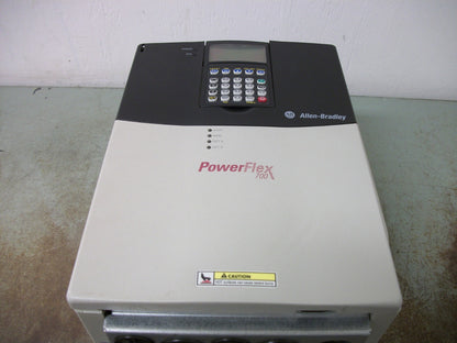 ALLEN-BRADLEY POWERFLEX 700 20HP AC DRIVE 20BE022A3AYNAND1 600VOLT 3PH 22AMP