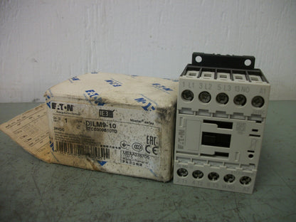 CUTLER-HAMMER DILM9-10 CONTACTOR XTCE009B110TD 22AMP 24VCOIL 3PH 600V 7.5HP NIB