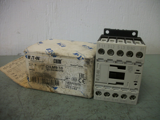 CUTLER-HAMMER DILM9-10 CONTACTOR XTCE009B110TD 22AMP 24VCOIL 3PH 600V 7.5HP NIB