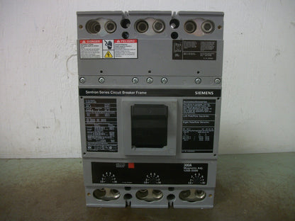 SIEMENS SENTRON HJD6-A CIRCUIT BREAKER HJD63F400 400AMP 600VOLT 3POLE W/300A TRI