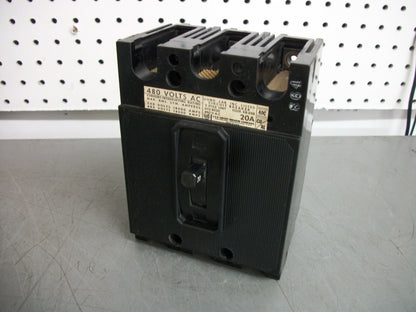 SIEMENS EH3 CIRCUIT BREAKER EH3B020 20AMP 480VOLT 3POLE