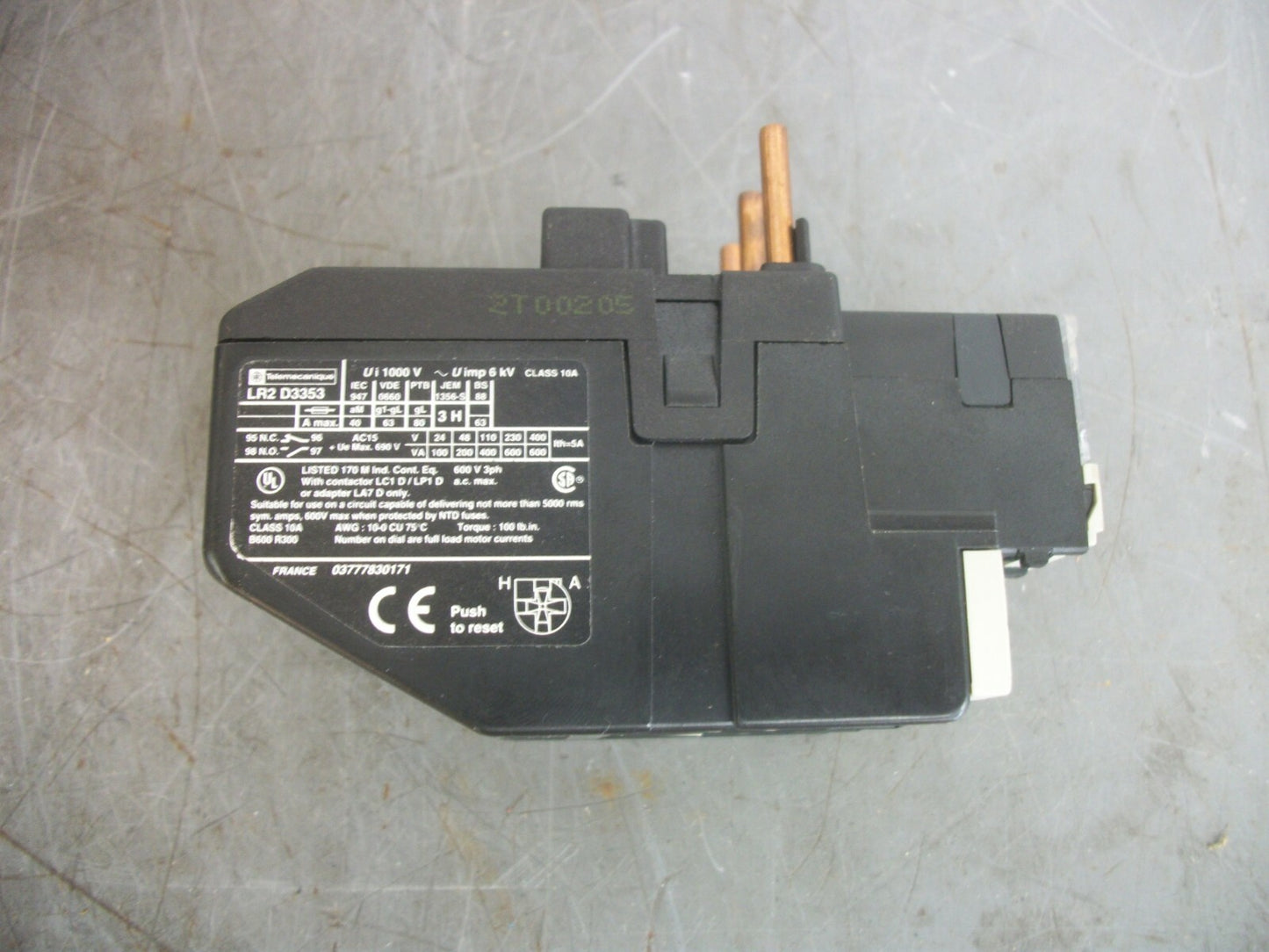 TELEMECANIQUE THERMAL OVERLOAD RELAY LR2D3353 23-32AMP NOB